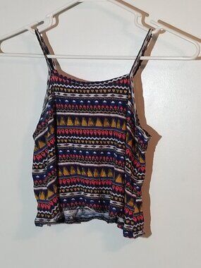 Boho Crop Top Forever21 Sz: Medium